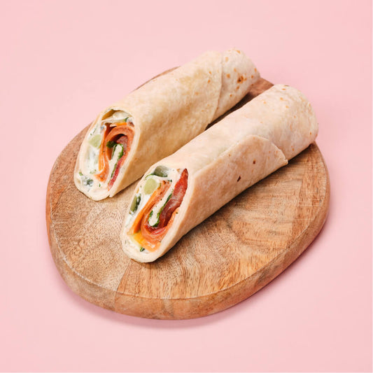 Wrap veggie SOLMON® et guacamole